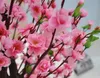 Naturlig stor artificiell tyg Cherry Blossom Silke Blommor Bröllop Bukett Blommor Party Heminredningar 5 Färg
