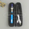 E CIGS DABワックスオイル粉砕タンクヴァーペペンスターターキットガラスグローブドライハーブ蒸発器EVOD UGOマイクロUSB 650 900mAhバッテリー