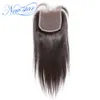 Wholenew star hair brazilian virgin hair with closure Brazilian straight 4 bundles with 1 part excellent lace straight c7393253