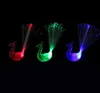 Halloween Dekoracja LED Laser Lekkie Luminous Lfinger Pierścień Colofrul Peacock Finger Lamp Lampa LED Finer Toy Kids Nowator Flash Toy1423179