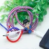 Plastfjäderskydd MOBIL TABLET Transparent spiralsladdskydd för telefonladdare Earphone Cords6289448