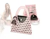 50setslot Brautpartybevorzugungen Pediküre-Set Pink Polka Dot Geldbörse Maniküre-Set Hochzeitsfeier Geschenkbevorzugungen7773034