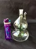 Doppelgeschmückten Kürbis Zigarette Topf Bongs Ölbrenner Rohre Wasser Pfeifen Glaspfeife Bohrinseln Raucher Kostenloser Versand