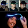 LED Cap Light Hat Glow Hat Coton Noir pour Adulte Casquettes de Baseball Lumineux pour Hommes Stage Hiphop Cap Saint Valentin Cadeau De Noël DHL Gratuit