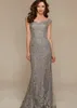레이스 아플리케 신부 드레스의 인어 어머니 2024 플러스 크기 바닥 길이 v 목록 긴 공식 이브닝 파티 가운