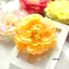 Dia: 11cm/4.3 -tums 50 st gratis frakt Emulational Silk Peony Flower Head For Home, Garden, Wedding eller Beauty's Hat eller Dress Decoration Holiday