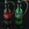 Coke Sprite Shape Hookah Glass Bongs Accessories Glass Smoking Pipes colorful mini multi-colors Hand Pipes Best Spoon glas