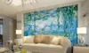 Sfondo da parati da parete Diamond Diamond Custom Blue Ocean nuoto delfino Coral Fish TV sfondo 3D Wallpaper Walls2804759