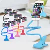 Long Arm Universal Phone Holder Clips Bed Desktop Moblie Stand Flexible Extendable Lazy Bracket Support Rotate 360 Degree For Smart phone