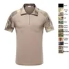 Camouflage extérieur T-shirt tactique chasse en forêt tir US robe de combat uniforme BDU armée vêtements de combat Camo chemise NO05-006