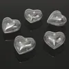 Wholesale- Heat Style Elegant 5 pcs/set Transparent Ball Heart Ornament universal Clear Bauble Candy Box Decor Wedding Party Craft Boutique