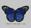 Fer sur patchs bricolage autocollant Patch brodé pour vêtements vêtements Badges en tissu couture papillon coloré design2795