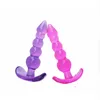 裏庭ビーズアナル玩具GスポットアナルプラグセックスおもちゃPagoda Butt Plug Sex Product for女性の男性送料無料