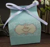 2017 Färgglada Små kartong Bröllop Favoriter Party Presentförpackning Candy Boxes Novelty Treasure Chokladpapper Presentförpackning för fester Gratis frakt