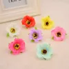 Grossist- 20pcs / lot mini artificiellt doftande miljöskydd Liten körsbärs huvudblommor för DIY Wedding Car Party Decoration Craft