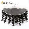 Brazilian Hair Weft with Lace Frontal 13x4 Virgin Human Hair Extensions Loose Wave Double Wefts Peruvian Malaysian Indian