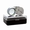 Fast 180 PCS 30x 21mm Jewelers Magnifying Metal Glass Magnifier