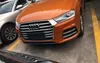 Высокое качество нержавеющей стали 11 шт. автомобиль передняя решетка украшения газа, гриль отделка, 4 шт. передняя противотуманная фара отделка для Audi Q3 2016-2017
