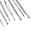 Blackhead Pimple Blemish Comedone Acne Extractor Removal Tool 2 Set Stainless Steel Pin Face Skin Care Tool 7pcs/set