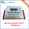 45amp 45A Regulator solar panel Battery Charge Controller VS4524AU with temperature sensor high quality pwm 12v 24v