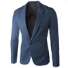 Men's Suits & Blazers Wholesale- Brand Sky Blue Men Costume Veste Homme 2022 Arrival Mens Slim Fit Jacket Stylish Red Black Pink Suit 3XL1