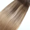 #4 #18 Human Hair Weave Bundel Brazilian Virgin Human Hair Wefts Ombre Balayage Highlights Dye Color