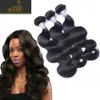 8A Braziliaanse Virgin Menselijk Haar Weave Bundels Body Wave Onverwerkte Peruaanse Maleisische Indiase Cambodjaanse Golvende Remy Haar Natuurlijke Kleur Dyk