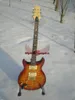 Wielki leworęczny Santana Gitara Electric Yellow Burst Top Quality Darmowa wysyłka