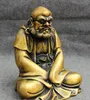 En gros kullanım 8 "Chine Chinois Bronz Bouddhisme Arhat Damo Bodhidharma Dharma Heykeli de Bouddha