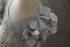 Coreana 2017 de los bebés vestidos de encaje de tul para niños princesa de las muchachas 3D floral de lujo vestido de niña de moda para fiestas bebés Ropa de verano