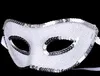 nieuwe mode party bal masker mannen vrouwen venetiaanse maskerade bruiloft glitter doek maskers kerstkostuum rekwisieten goud zilver