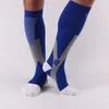 Cycling Soccer Socks Long Sleeve Unisex Leg Support Stretch Magic Compression Fitness Football Basketball Socks Performance Running Sports