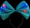 Lente de lente de cabeza Light Up Fiest Party Hat Luminous Fiesta parpadeante Favores de navidad Halloween Club de disfraces