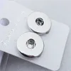 12pairs / lot Modeschmuck 18mm Metall Ingwer Austauschbare Noosa Chunks Snap Button Clip Ohrringe für Frauen