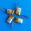 Wholesale 3.7V 25mAh 401015 Lithium Polymer LiPo Rechargeable Battery cells Power For Mp3 Mp4 PAD DVD DIY E-books bluetooth headphone