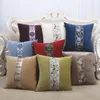 Elegant Patchwork Kant Kussen Kussensloop 24 Inch 20 Inch 17 Inch High End Back Cushion Europa American Style Fluwelen Lumbale Kussensloop