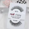 1 paire fausses cils rouges cerises rouges maquillage 100 vrais cheveux humains épais 3d naturnois populaires œil noir cils à la main étend7394872