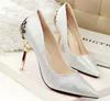 Womens high-heeled Suede Shoes pumps carved metal heel pointed Wedding Shoes 9colors drop lady christmas gift 329c