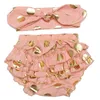 Moda Nowy Cute Szorty Dziewczyny Gold Polka Dots Krótkie spodnie DZIECI ODZIEŻ DZIECIOWE Z BOWKNOT SPÓŁKI KORZYSTANIE KRÓLEWSKIEJ GORĄCE CHRZESZENIE A6336