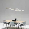 Modern Led Hanging Pendant Lights Double Glow Suspension luminaire Pendant Lamp Dining Kitchen Room High Brightness Length 1200mm