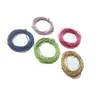 50 metrów / partia 1mm Mieszane Kolory Bawełna Woskowana Przewód Drut Dla DIY Craft Ustalenia Biżuteria Komponenty WC0