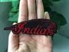 Indian Motorcycle opstrijkbare Jas Hoed Tas Lederen doek Patch Amerikaanse Bikers Custom 100% emb Steken Hoge quanl286d