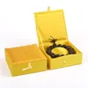 Boîtes-cadeaux remplies de coton de brocart de soie unie pour vitrine de bracelet Emballage décoratif Boîte de rangement de bijoux en carton d'artisanat chinois