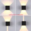 Modern Waterproof Cube Adjustable 12W COB outdoor LED wall lamp IP65 Aluminum Wall Lights Garden porch Sconce Decoration Light2963675