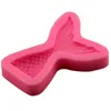 New Arrival Fashion DIY Christening Mermaid Fish Scales Fish Tail Fondant Cake Silicone Molds Baking Tools Chocolate