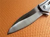 Medford M2 BM 3300 ALEX Flipper Klappmesser D2 59HRC satinierter Klingenstahl, rostfreier Griff mit CNC-Finish