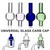 Universal Colored Glass Bubble Carb Cap Round Ball Dome for Glass Water Pipes, Dab Oil Rigs, XL Thick Quartz Thermal Banger Nails