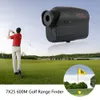 7x25 600m Laser RangeFinder Laser Gamme Laser Finder Golf RangeFinder Chasse Télescope Monoculaire Distance Laser Distance Testeur de vitesse