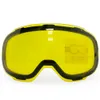 Oczywiste okulary hurtowe-oryginalny żółty obiektyw magnetyczny do gogli narciarskich GOG-2181 anty-fog UV400 Kulsowe okulary śnieżne narciarstwo narciarskie