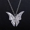 Silver Butterfly diamond necklace Chain jewelry women necklace fashion jewelry Fashion gift 162361